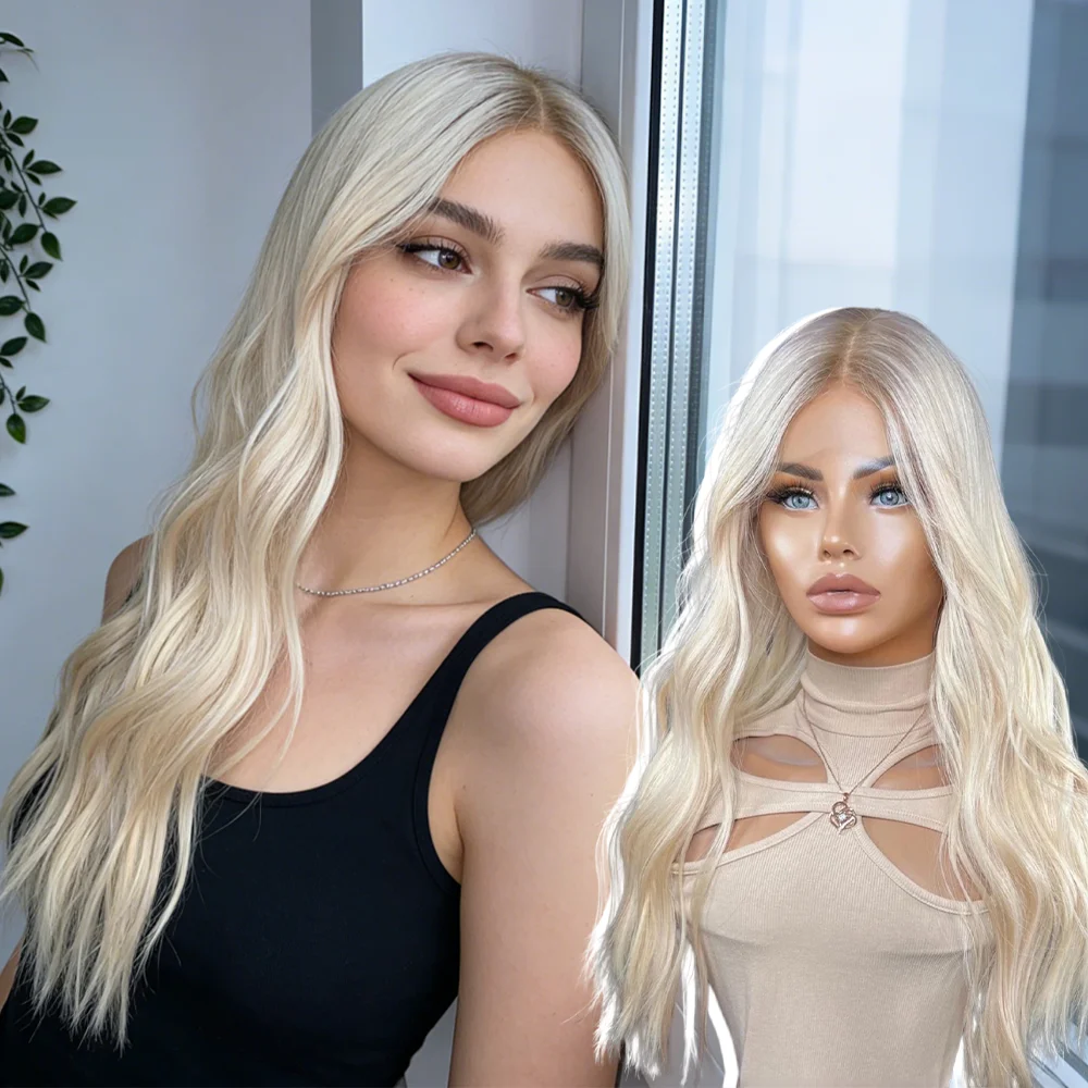 Ombre Platinum Blonde Long Wavy Synthetic Wigs for White Women and Black Women Glueless Heat Resistant Fiber Wigs for Daily Use
Ombre Platinum Blonde Long Wavy Synthetic Wigs for White Women and Black Women Glueless Heat Resistant Fiber Wigs for Daily Use