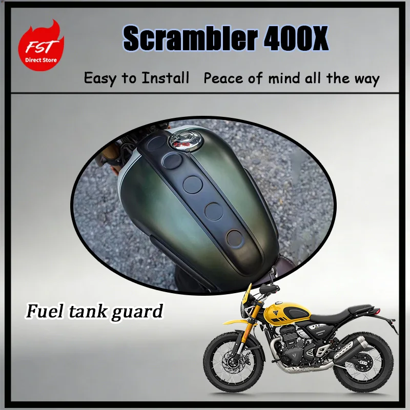 FOR Scrambler 400X Speed 400 Fuel Tank Guard Scrambler Style Decorative Tank Cover Protector for Motorbike
FOR Scrambler 400X Speed 400 Fuel Tank Guard Scrambler Style Decorative Tank Cover Protector for Motorbike