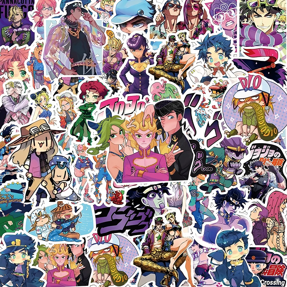 10/30/50pcs Cute Cartoon JoJo Bizarre Adventure Anime Stickers Kujo Jotaro Graffiti Decal for Suitcase Laptop Cool Manga Sticker
10/30/50pcs Cute Cartoon JoJo Bizarre Adventure Anime Stickers Kujo Jotaro Graffiti Decal for Suitcase Laptop Cool Manga Sticker