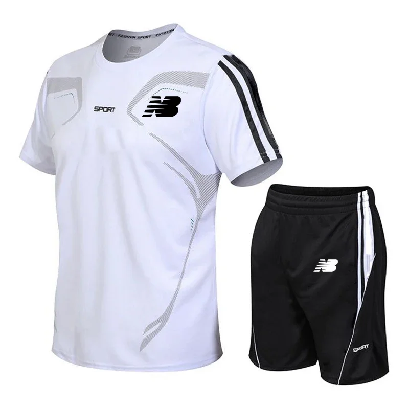 2026 Men's Quick-Drying Short-Sleeved Shorts Suit Sportswear Men's Leisure Sports Running Fitness T-Shirt Shorts Set M-4XL
2026 Men's Quick-Drying Short-Sleeved Shorts Suit Sportswear Men's Leisure Sports Running Fitness T-Shirt Shorts Set M-4XL