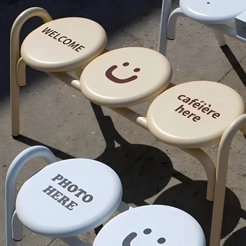Outdoor tables and chairs terrace milk tea coffee shop with round smiley face bench coffee table
Outdoor tables and chairs terrace milk tea coffee shop with round smiley face bench coffee table
