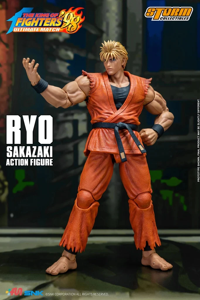 In Stock Original Storm Toys Snk Kof Ryoshi Sakazaki 1/12 Action Figures Pvc Model Toy Desktop Collection Gifts For Boys
In Stock Original Storm Toys Snk Kof Ryoshi Sakazaki 1/12 Action Figures Pvc Model Toy Desktop Collection Gifts For Boys