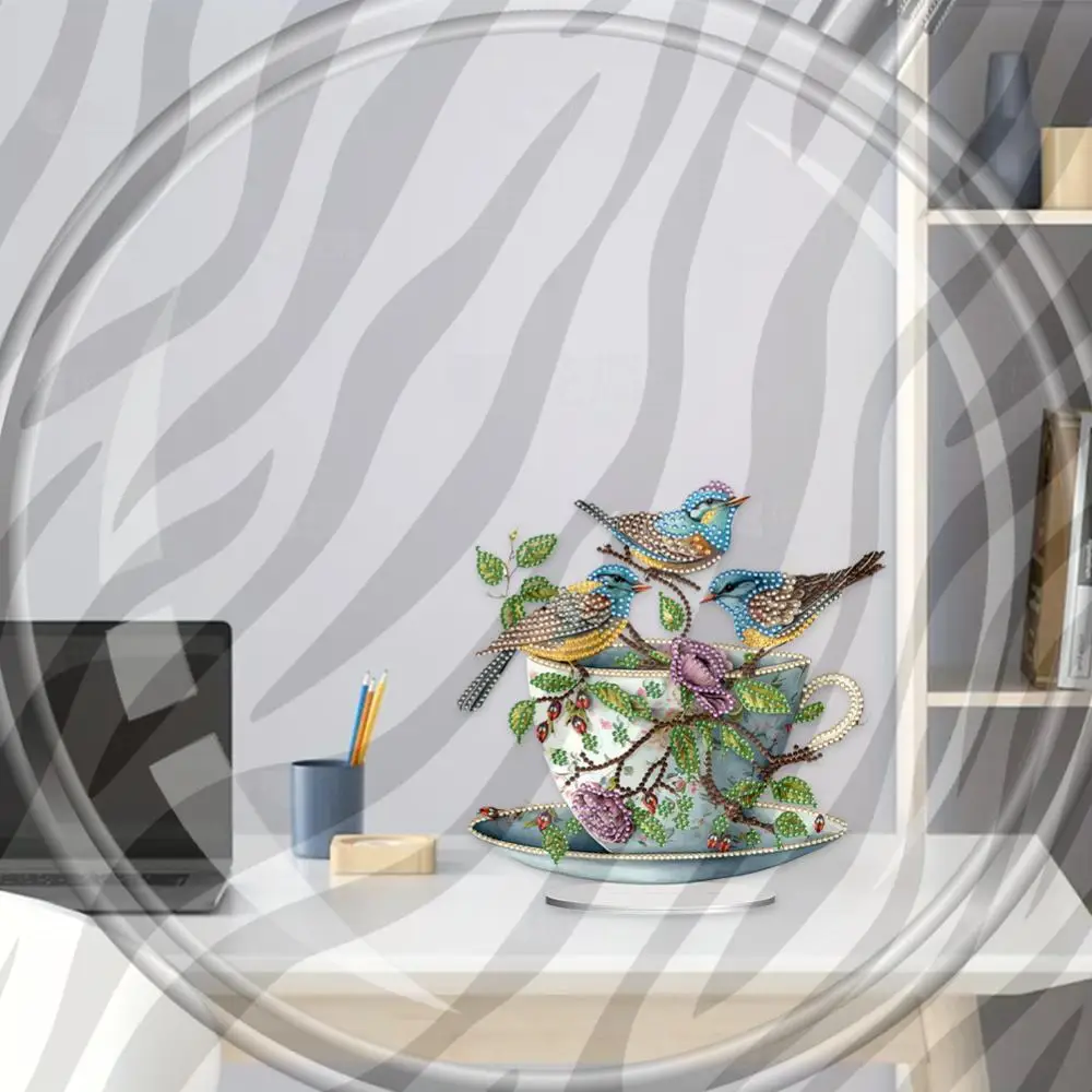 Teacup Bird 2D/Flat DIY Diamond Painting Desktop Ornaments Kit 5D DIY Diamond Art Tabletop Decorations Bedroom Table Decoration
Teacup Bird 2D/Flat DIY Diamond Painting Desktop Ornaments Kit 5D DIY Diamond Art Tabletop Decorations Bedroom Table Decoration