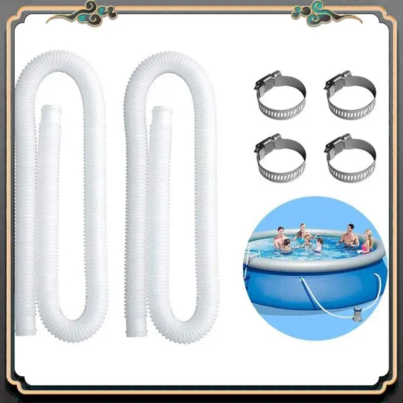 Premium 6PCS Pool Hoses For Above Ground Pools, 1.25Inch Diameter 59Inch Long Pump Hose Compatible For Pump Model 607, 637
Premium 6PCS Pool Hoses For Above Ground Pools, 1.25Inch Diameter 59Inch Long Pump Hose Compatible For Pump Model 607, 637