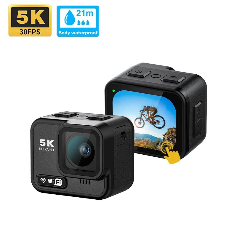 Private Mold Original Factory21M Body Waterproof 5K 2.1"Full Screen EIS Mini SPRITE GROUP Touch Screen Real 4K Sports Camera
Private Mold Original Factory21M Body Waterproof 5K 2.1"Full Screen EIS Mini SPRITE GROUP Touch Screen Real 4K Sports Camera