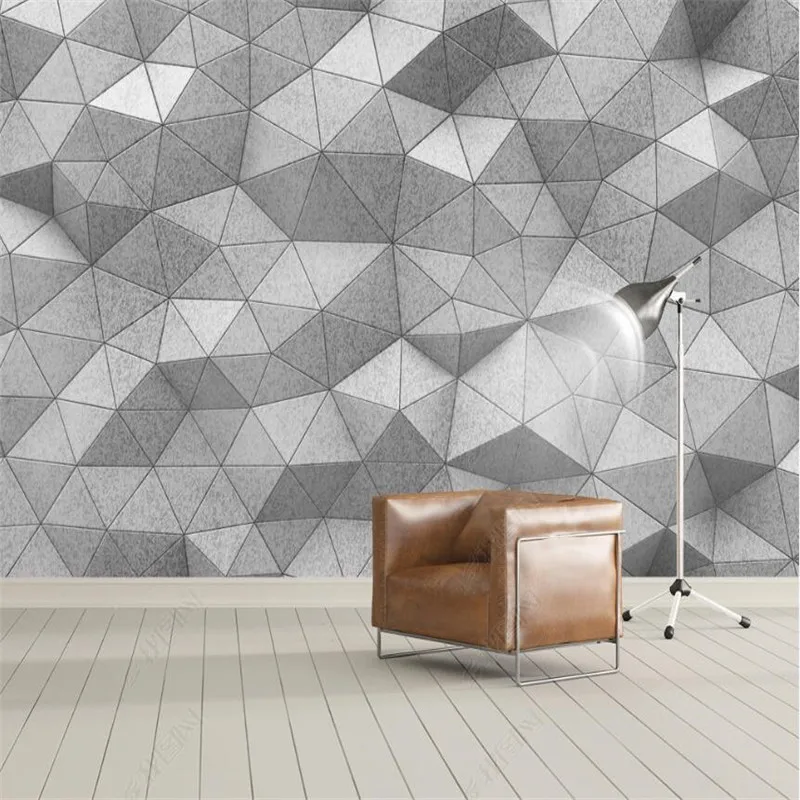 Custom Nordic 3D Stereo Gray Geometric Mural Industrial Decor 3D Wall Paper Home Decor Self Adhesive Wallpapers Papel De Parede
Custom Nordic 3D Stereo Gray Geometric Mural Industrial Decor 3D Wall Paper Home Decor Self Adhesive Wallpapers Papel De Parede