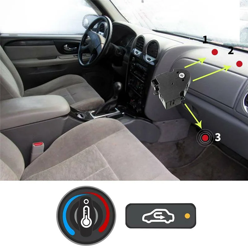 Heater Blend Door Actuator Air Blend Door Actuator For Silverado GMC Sierra Yukon Cadillac 16163982 52402598 604-106-A
Heater Blend Door Actuator Air Blend Door Actuator For Silverado GMC Sierra Yukon Cadillac 16163982 52402598 604-106-A