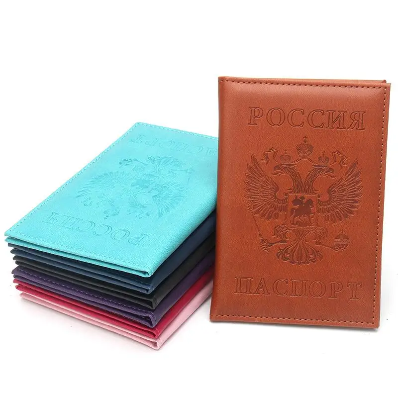 New Russian National Emblem Passport Holder Leather Double Headed Eagle Passport Covers Wallet Travel Passport Cover Id Holder
New Russian National Emblem Passport Holder Leather Double Headed Eagle Passport Covers Wallet Travel Passport Cover Id Holder