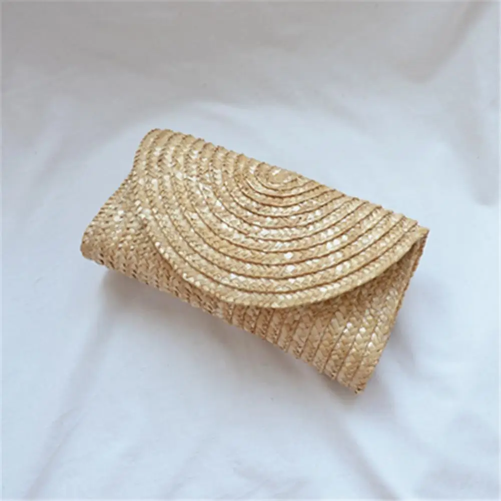 Women Wheat Straw Woven Clutch Handbags Handmade Summer Beach Travel Purse Bags
Women Wheat Straw Woven Clutch Handbags Handmade Summer Beach Travel Purse Bags
