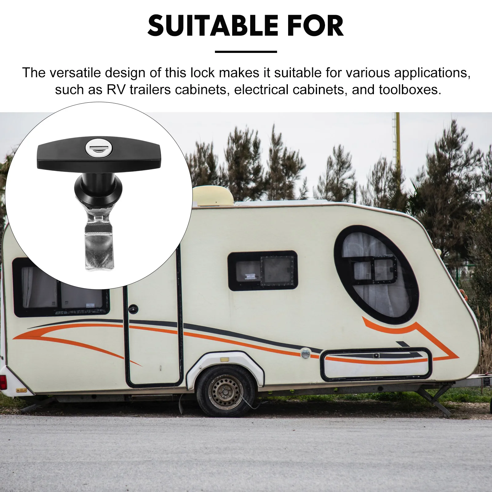 Lock Zinc Alloy RV Trailer Cabinet Tool Box Drawer Storage Door Mailbox Black Durable Security Child Safety Cabinet Locks
Lock Zinc Alloy RV Trailer Cabinet Tool Box Drawer Storage Door Mailbox Black Durable Security Child Safety Cabinet Locks