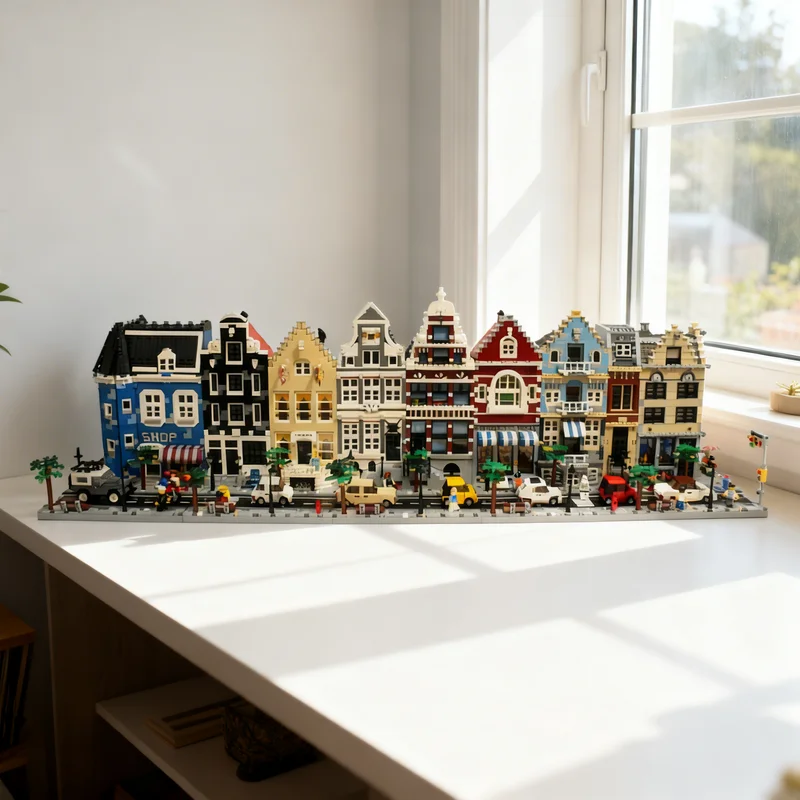 8012 деталей MOC: Модульная модель уличного пейзажа, строительные блоки, подарок для самостоятельной сборки, креативный коллекционный декор, премиум-класс
8012 деталей MOC: Модульная модель уличного пейзажа, строительные блоки, подарок для самостоятельной сборки, креативный коллекционный декор, премиум-класс