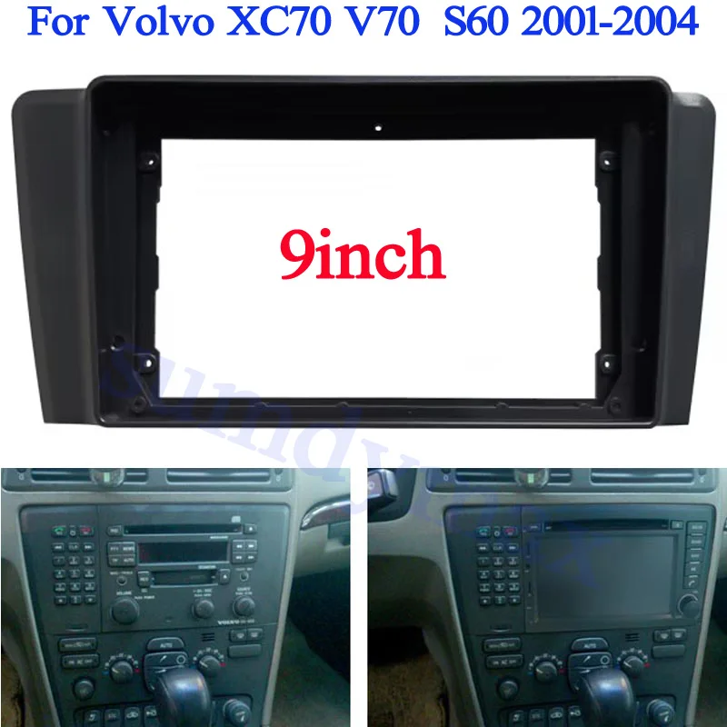 9-дюймовый радиоприемник для VOLVO XC70, V70 S60 2000 2001 2002 2003 2004 Стерео панель GPS Рамка для крепления на приборной панели Комплект безеля Автомобильные аксессуары
9-дюймовый радиоприемник для VOLVO XC70, V70 S60 2000 2001 2002 2003 2004 Стерео панель GPS Рамка для крепления на приборной панели Комплект безеля Автомобильные аксессуары