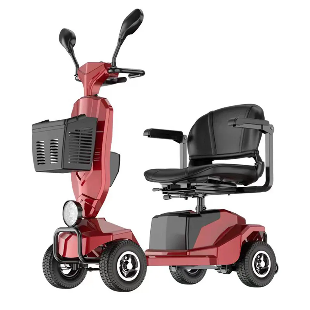 High Power 350W Heavy Duty Mobility Scooter 4 Wheel Comfortable Electric Scooter for Elderly and Handicapped
High Power 350W Heavy Duty Mobility Scooter 4 Wheel Comfortable Electric Scooter for Elderly and Handicapped