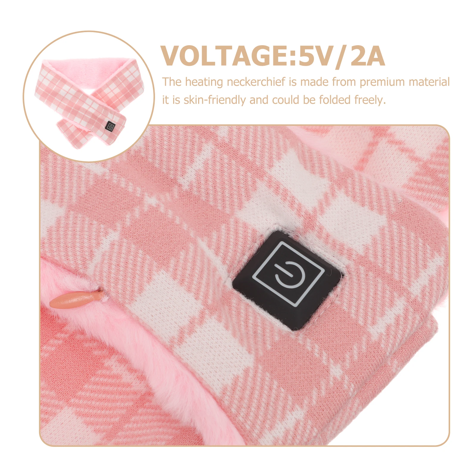 1pc Electric Heated Scarf Usb Heating Neck Warmer Winter Smart Adjustable Temperature Portable Warm Scarf For Outdoor With Side
1pc Electric Heated Scarf Usb Heating Neck Warmer Winter Smart Adjustable Temperature Portable Warm Scarf For Outdoor With Side