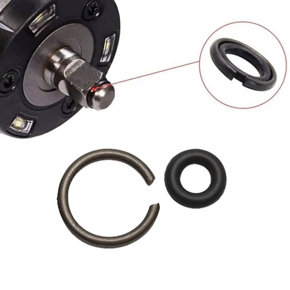 1/2" 3/8" Retaining Friction Ring Clip + O-Ring Kit For Milwaukee Impact Wrench Replacement Parts
1/2" 3/8" Retaining Friction Ring Clip + O-Ring Kit For Milwaukee Impact Wrench Replacement Parts