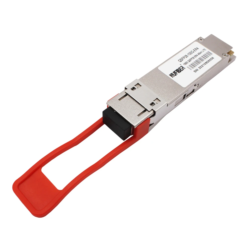 QSFP28 100G ER EML Fiber Optical Transceiver Module With FEC Up To 40KM Compatible with HP/H3C/Juniper
QSFP28 100G ER EML Fiber Optical Transceiver Module With FEC Up To 40KM Compatible with HP/H3C/Juniper