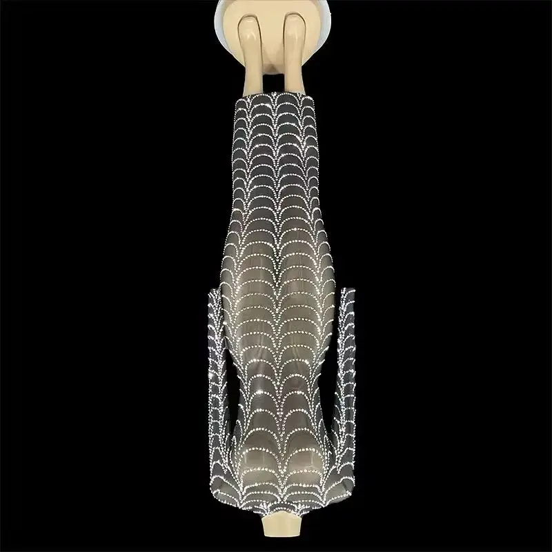 Черное праздничное платье со стразами, прозрачное платье, женское вечернее платье на день рождения, танцевальный костюм, одежда для шоу
Черное праздничное платье со стразами, прозрачное платье, женское вечернее платье на день рождения, танцевальный костюм, одежда для шоу