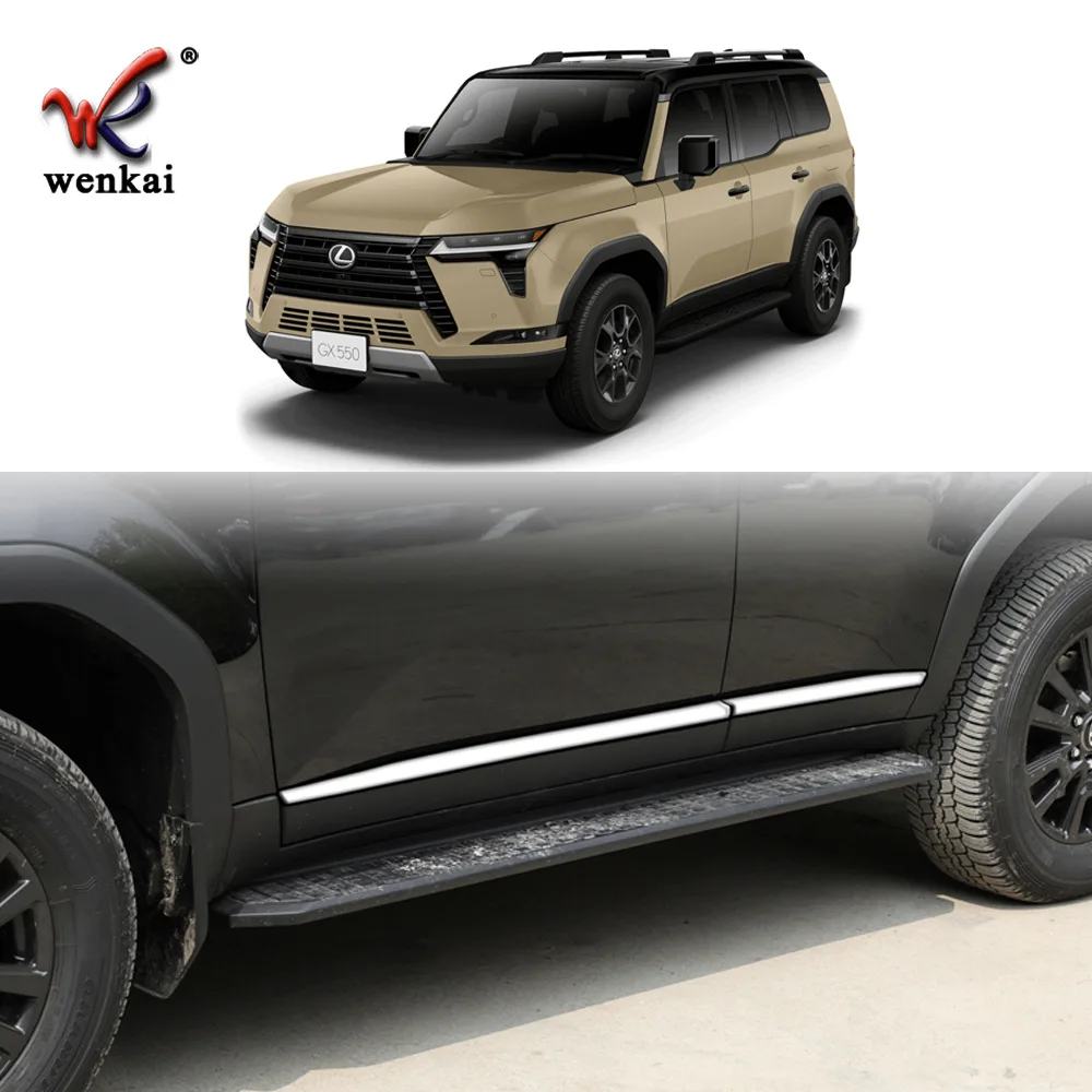 For Lexus GX550 2024 + 2024 car Side moulding Door Body strip Line Cover Trim Protector Exterior accessories
For Lexus GX550 2024 + 2024 car Side moulding Door Body strip Line Cover Trim Protector Exterior accessories