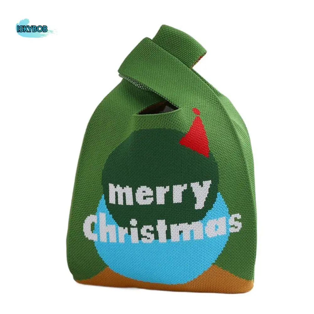 Simple Christmas Gift Christmas Knitted Handbag Santa Claus Xmas Tree Tote Bag Purse Cartoon Wool Bucket Bag Girl 
Simple Christmas Gift Christmas Knitted Handbag Santa Claus Xmas Tree Tote Bag Purse Cartoon Wool Bucket Bag Girl
