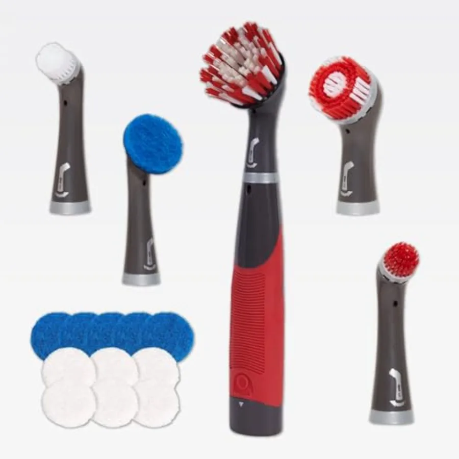 Reveal, Cordl Electric Battery Powered Scrub Brush, Water Resistant, for Home/Kitchen/Bathroom/Grout/Tile/Shower/Tub
Reveal, Cordl Electric Battery Powered Scrub Brush, Water Resistant, for Home/Kitchen/Bathroom/Grout/Tile/Shower/Tub