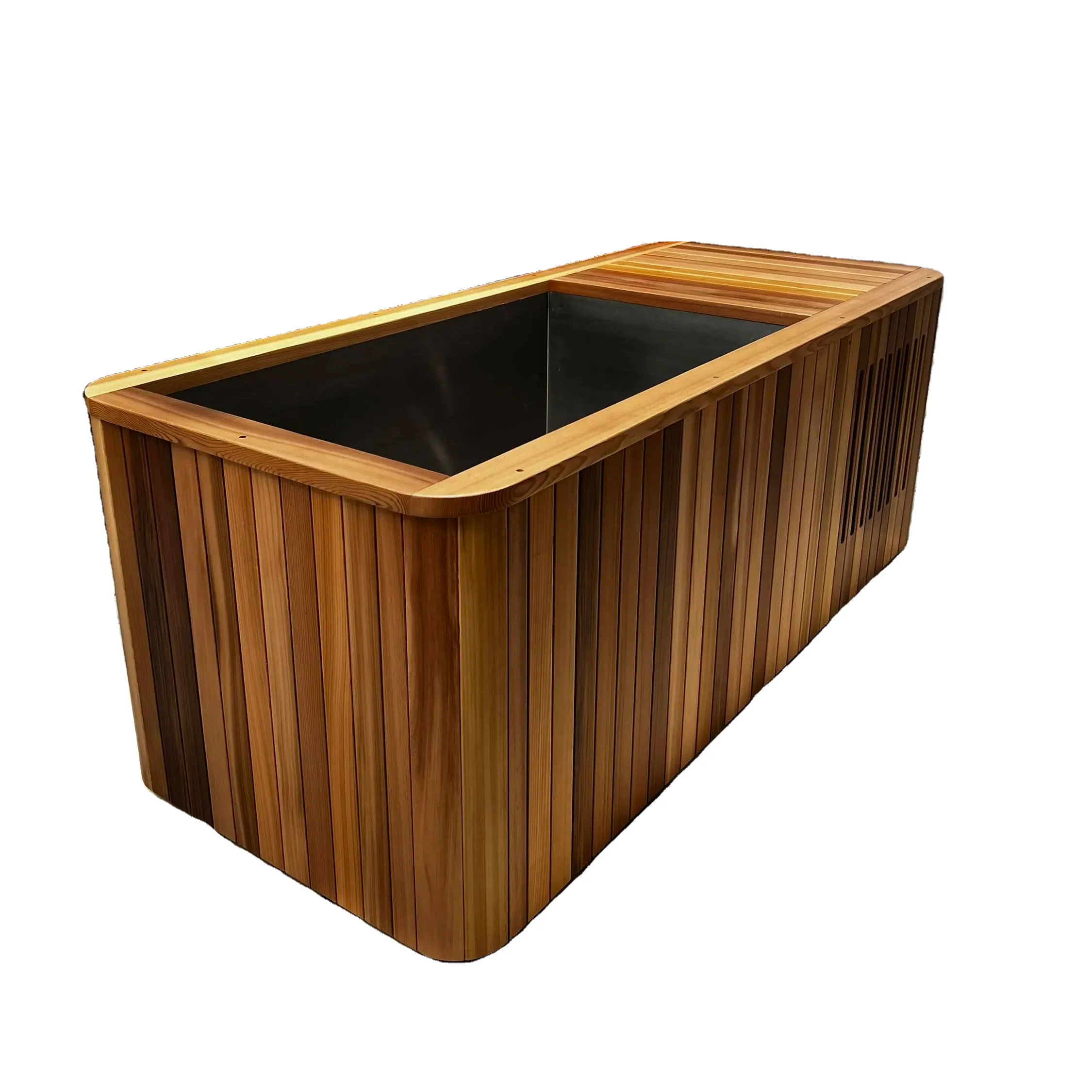 Modern Design Wooden Ice Bath Plunge Cedar Customization Relaxing Wooden Ice Bath and Chiller
Modern Design Wooden Ice Bath Plunge Cedar Customization Relaxing Wooden Ice Bath and Chiller