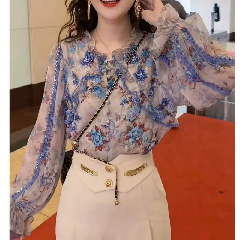 Ele Blue с цветочным принтом irt, женские модные уникальные красивые весенние новинки 2024, длинные свободные брюки, круглые Ne
Ele Blue с цветочным принтом irt, женские модные уникальные красивые весенние новинки 2024, длинные свободные брюки, круглые Ne