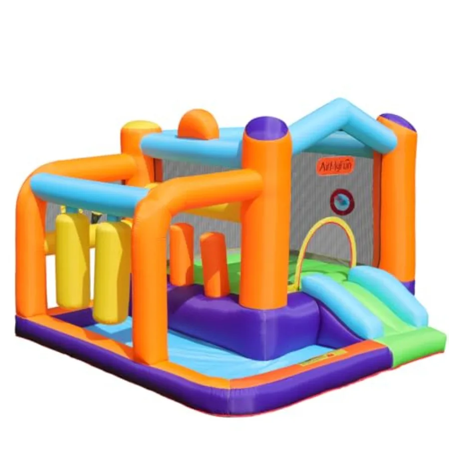 Bounce House Inflatable Castle for Heavy Duty Indoor Outdoor Playground Fun with Jumping Area Slide Ball Pit Backyard Castle Re
Bounce House Inflatable Castle for Heavy Duty Indoor Outdoor Playground Fun with Jumping Area Slide Ball Pit Backyard Castle Re