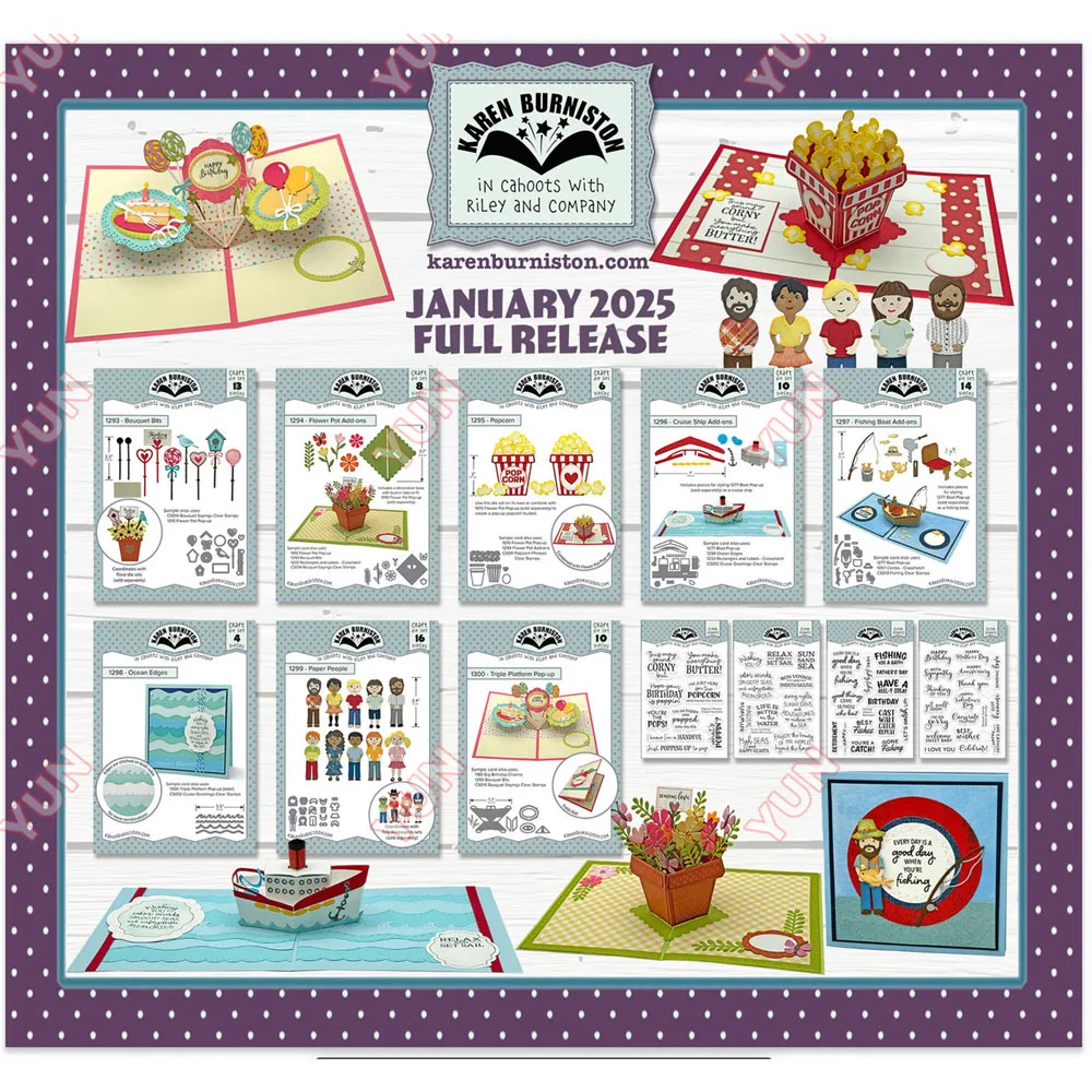 Karen Jan.2025 Full Release Clear Stamps or Metal Cut Dies Triple Platform Pop up Happy Birthday DIY Card Scrapbooking Handmade
Karen Jan.2025 Full Release Clear Stamps or Metal Cut Dies Triple Platform Pop up Happy Birthday DIY Card Scrapbooking Handmade