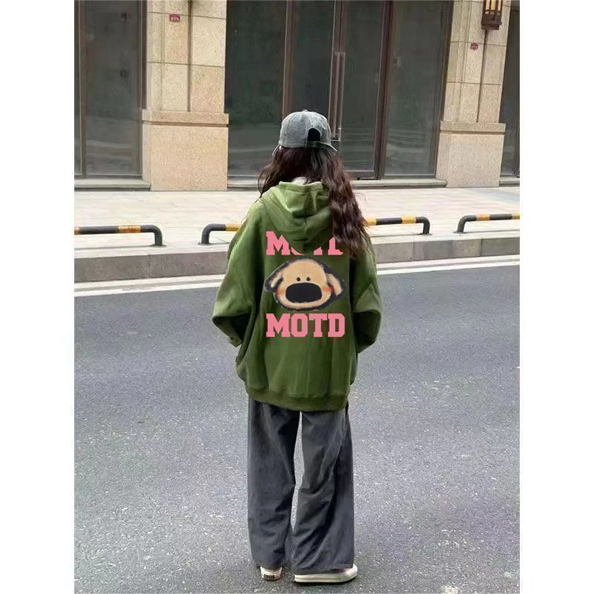 Fashion Cartoon Dog Print Hoodie Sweatshirt Oversize Women Spring Autumn Funny Punk Hoodies Tops Females Clothes Hoodie Girl
Fashion Cartoon Dog Print Hoodie Sweatshirt Oversize Women Spring Autumn Funny Punk Hoodies Tops Females Clothes Hoodie Girl