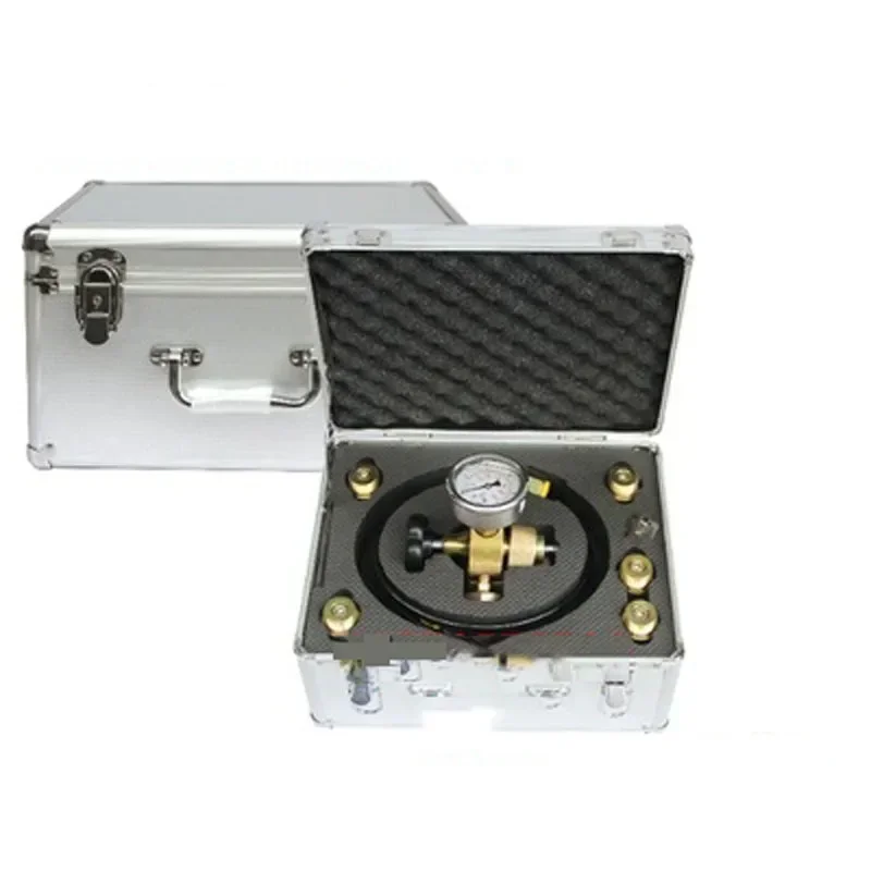 Sharing Good Things 6 In1 Pressure Gauge Test Kit Pressure Gauge Kit Hydraulic Accumulator Nitrogen Filling Valve Type Adapter
Sharing Good Things 6 In1 Pressure Gauge Test Kit Pressure Gauge Kit Hydraulic Accumulator Nitrogen Filling Valve Type Adapter