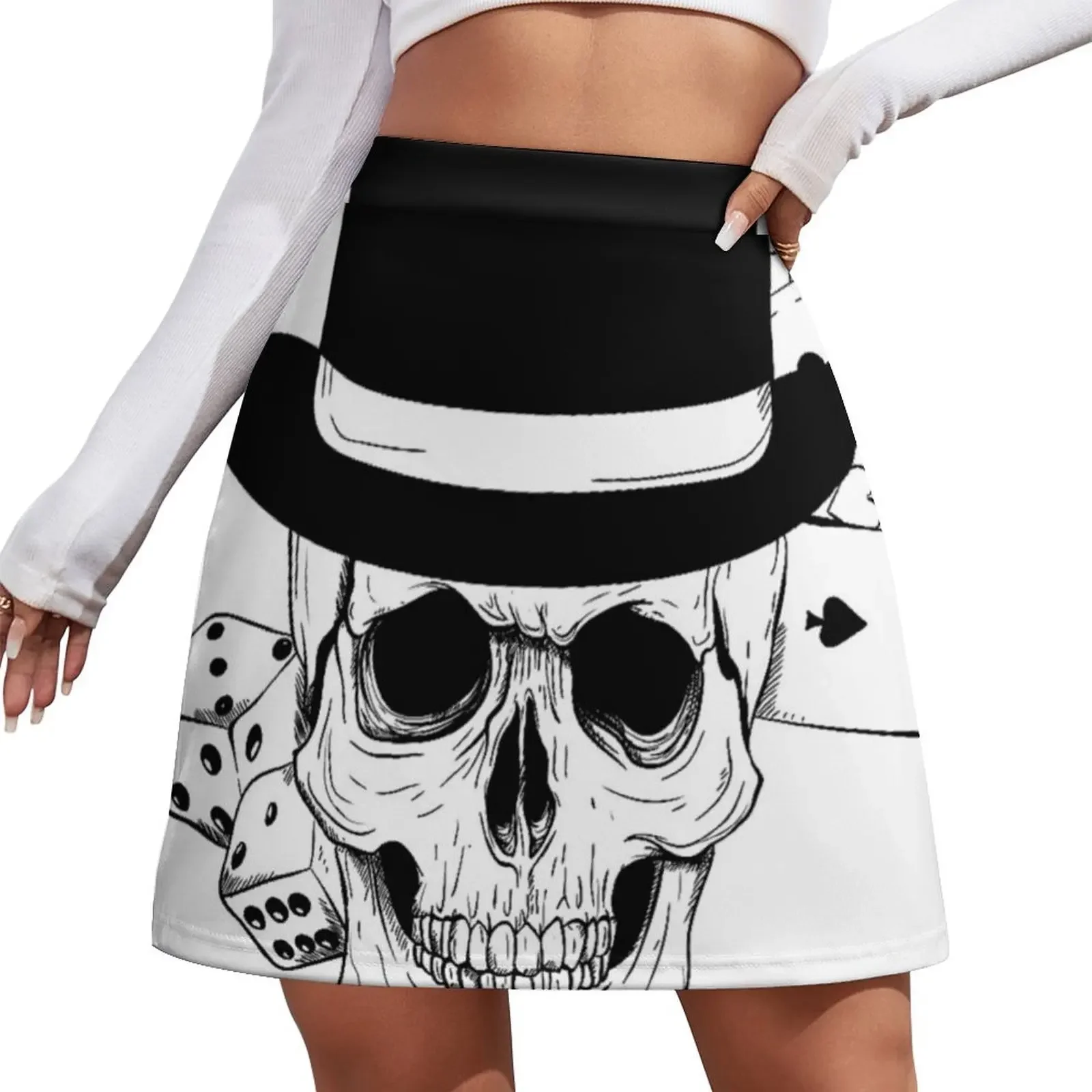 Top hat gambling skull art ,custom gift design Mini Skirt novelty in clothes Women skirt Mini Skirt
Top hat gambling skull art ,custom gift design Mini Skirt novelty in clothes Women skirt Mini Skirt