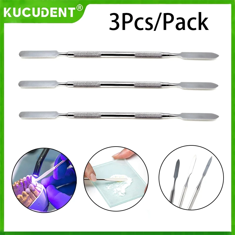 3pcs Cement Spatula Dental Mixing Knife Stainless Steel Double Ended Spatuler Modeling Alginate Carver Nail Art Mixing Stick
3pcs Cement Spatula Dental Mixing Knife Stainless Steel Double Ended Spatuler Modeling Alginate Carver Nail Art Mixing Stick