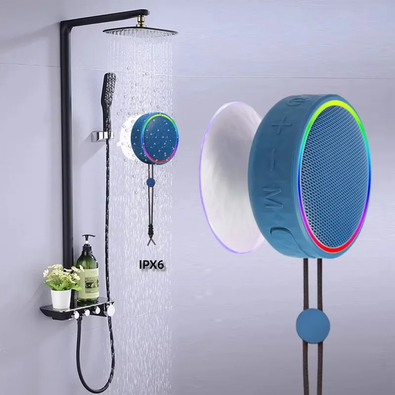 Portable Bluetooth Speaker Waterproof Mini Wireless Shower Speaker with Magnet Good Sound 2pcs
Portable Bluetooth Speaker Waterproof Mini Wireless Shower Speaker with Magnet Good Sound 2pcs