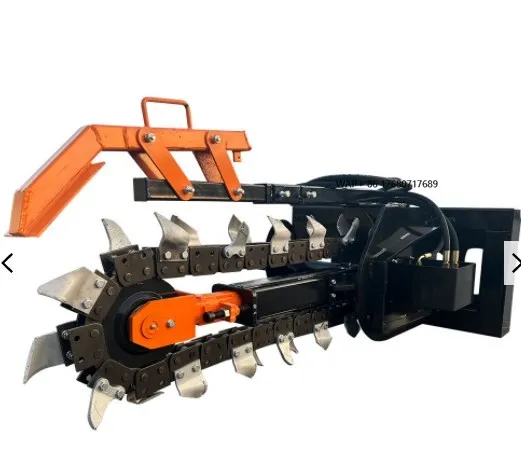 1000mm Ditching Depth Farm Trenching Digging Machine Chain Trencher for Skid Steer
1000mm Ditching Depth Farm Trenching Digging Machine Chain Trencher for Skid Steer