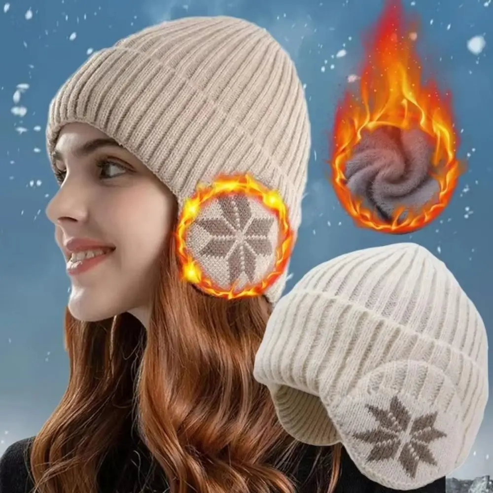 Fashionable Thermal Winter Knitted Hat Insulated Windproof Warm Knit Cap Thickened Fleece Knitted Beanie Winter Cycling
Fashionable Thermal Winter Knitted Hat Insulated Windproof Warm Knit Cap Thickened Fleece Knitted Beanie Winter Cycling