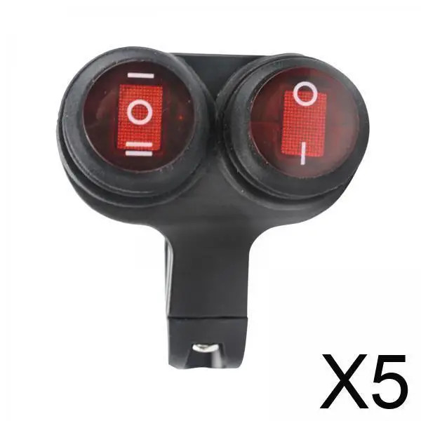 22 мм переключатель на руле мотоцикла, двойная кнопка включения и выключения, красный индикатор, алюминиевый сплав, водостойкий для безопасности противотуманных фар скутера
22 мм переключатель на руле мотоцикла, двойная кнопка включения и выключения, красный индикатор, алюминиевый сплав, водостойкий для безопасности противотуманных фар скутера