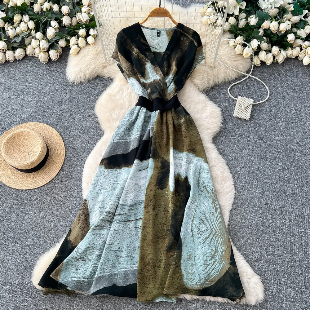 Long Dress Women Dresses A Line Vestidos Y2k Streetwear V Neck Sleeveless Print High Waist Elegant Splice Party Night Work 2026
Long Dress Women Dresses A Line Vestidos Y2k Streetwear V Neck Sleeveless Print High Waist Elegant Splice Party Night Work 2026