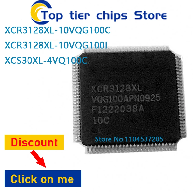 1PCS~5PCS/LOT XCR3128XL-10VQG100C XCR3128XL-10VQG100I XCS30XL-4VQ100C QFP 100% NEW
1PCS~5PCS/LOT XCR3128XL-10VQG100C XCR3128XL-10VQG100I XCS30XL-4VQ100C QFP 100% NEW