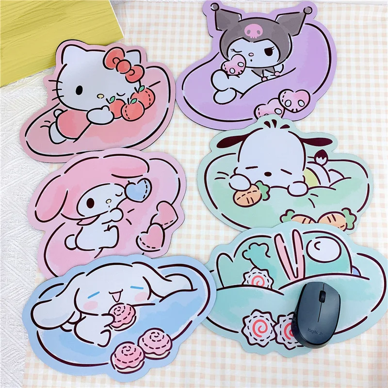 Cute Sanrio Series Mouse Pad Office Keyboard Anti-Slip Mat Thickened Gaming Wrist Rest Special-shaped Ugly Fish Mouse Pad Gift
Cute Sanrio Series Mouse Pad Office Keyboard Anti-Slip Mat Thickened Gaming Wrist Rest Special-shaped Ugly Fish Mouse Pad Gift