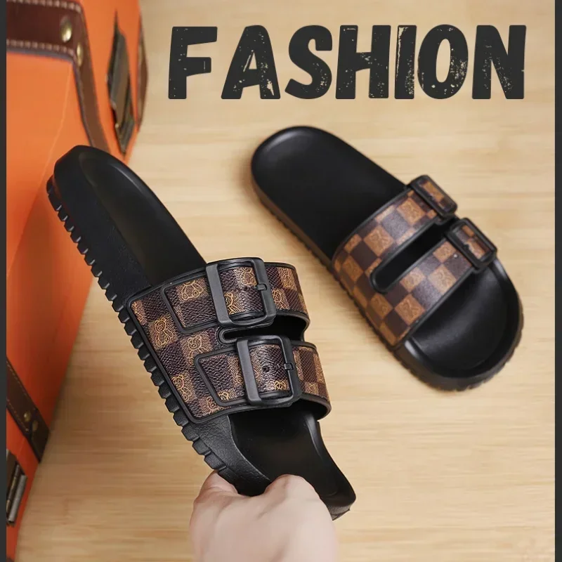 Fashion Men Beach Shoes Summer Comfortable Mens Slippers Non-slip Garden Shoes Indoor Home Bathroom Slides Outdoor Flip-flops
Fashion Men Beach Shoes Summer Comfortable Mens Slippers Non-slip Garden Shoes Indoor Home Bathroom Slides Outdoor Flip-flops