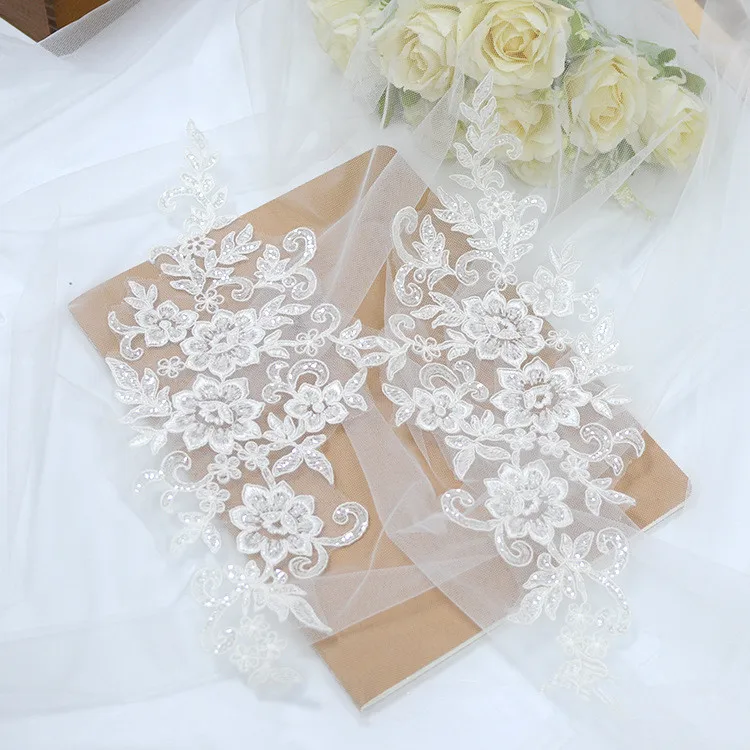 New Exquisite Car Bone Bead Embroidery Flower Lace DIY High End Wedding Dress Headcloth Hat Accessories
New Exquisite Car Bone Bead Embroidery Flower Lace DIY High End Wedding Dress Headcloth Hat Accessories