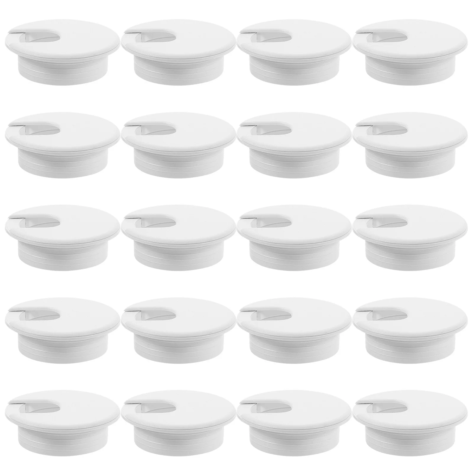 20Pcs Desk Cable Grommet Round Wire Hole Cover Desktop Cord Organizer Plug for Neat Workspace Easy Installation
20Pcs Desk Cable Grommet Round Wire Hole Cover Desktop Cord Organizer Plug for Neat Workspace Easy Installation
