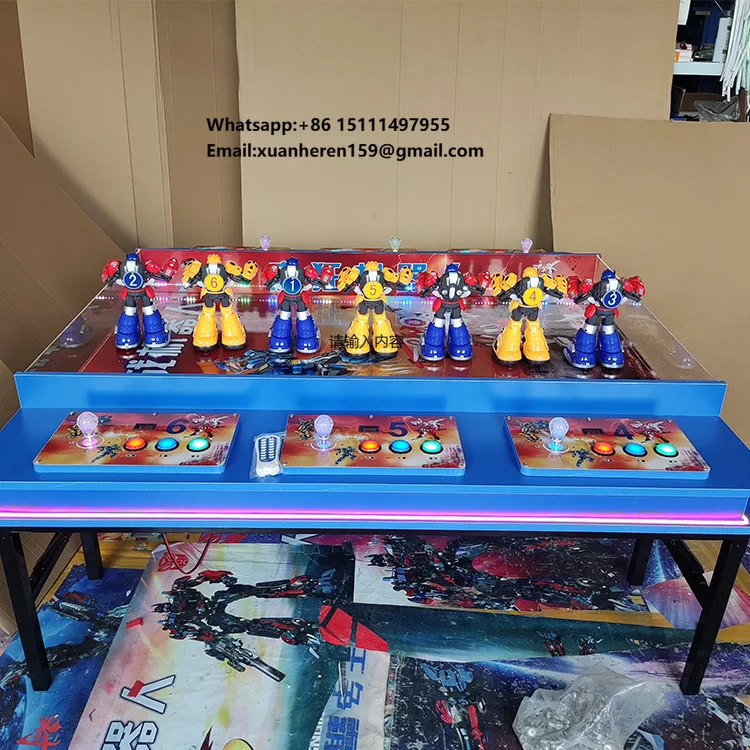 Amusement Carnival Booth Entertainment Game Kids Robotic Movaable Control Drawing Multiplayer Interactive Battle Robot Games
Amusement Carnival Booth Entertainment Game Kids Robotic Movaable Control Drawing Multiplayer Interactive Battle Robot Games