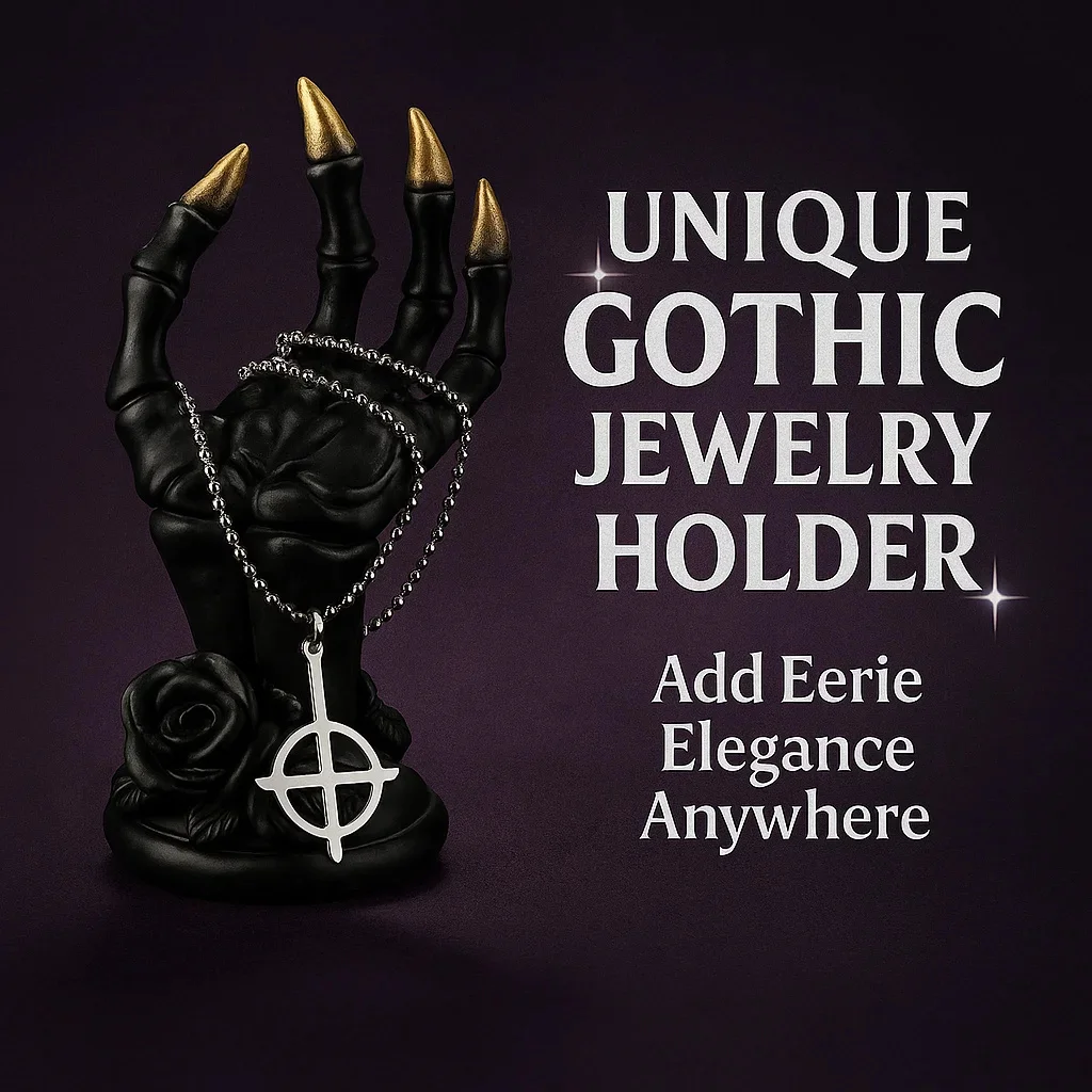 Gothic Skeleton Hand With Rose Resin Decoration Halloween Horror Prop Haunted House Ornament For Home Party Display 
Gothic Skeleton Hand With Rose Resin Decoration Halloween Horror Prop Haunted House Ornament For Home Party Display