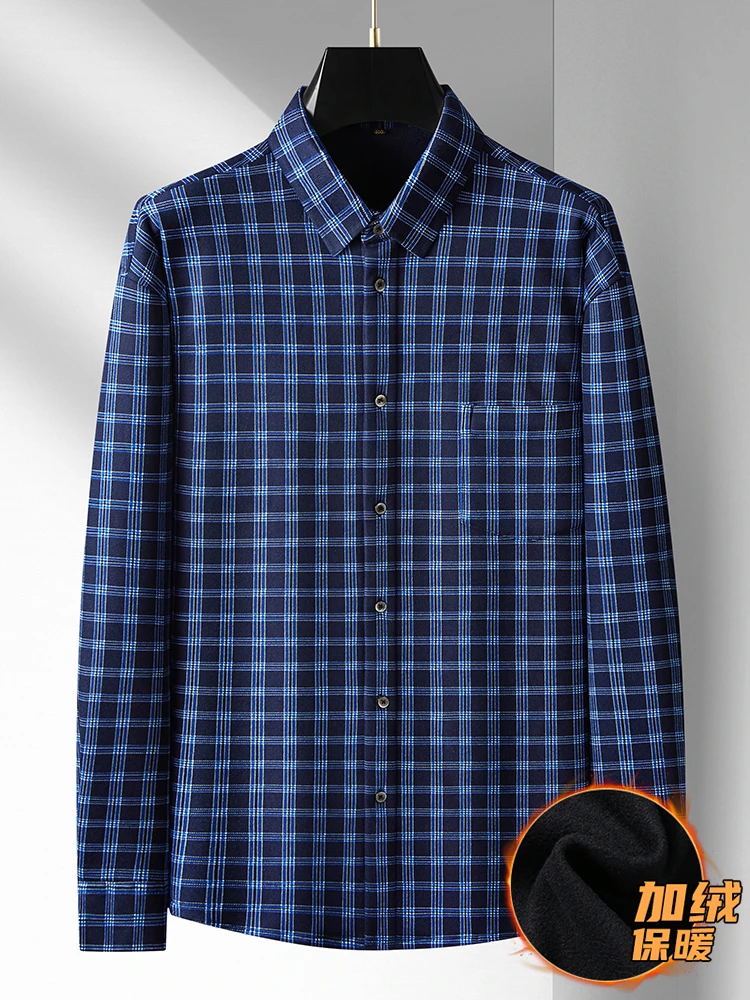 Plus Size 6XL 7XL 8XL Winter Men Shirt Plaid Warm Fleece Long Sleeve Formal Oversize Autumn Slim Fit Flannel Thick High Quality
Plus Size 6XL 7XL 8XL Winter Men Shirt Plaid Warm Fleece Long Sleeve Formal Oversize Autumn Slim Fit Flannel Thick High Quality