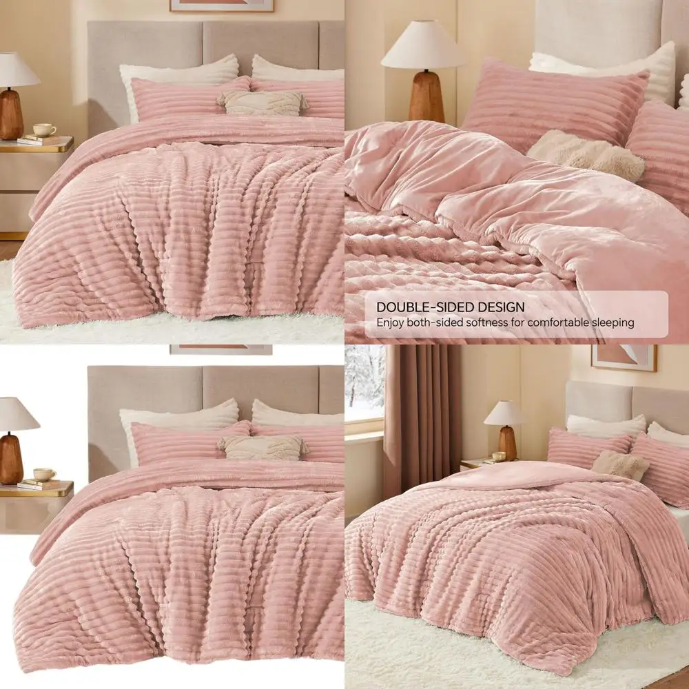 Ультрамягкий и уютный комплект одеял из флиса пыльно-розового цвета, плюшевое постельное белье с двумя наволочками для роскошных зимних ночей
Ультрамягкий и уютный комплект одеял из флиса пыльно-розового цвета, плюшевое постельное белье с двумя наволочками для роскошных зимних ночей