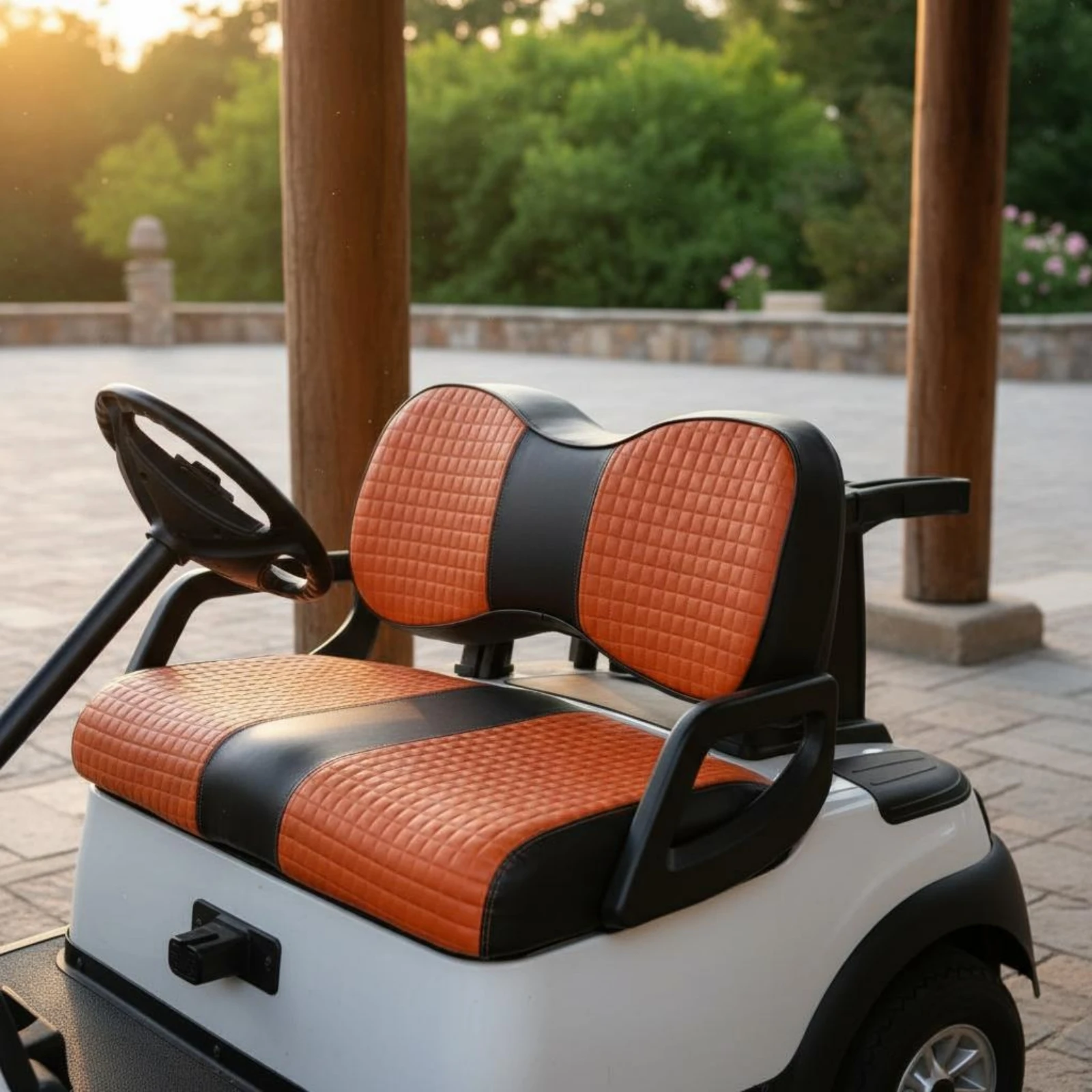 Golf Cart Brand G29 Golf Cart Seat Cover Vinyl Leather Golf Cart Seat and Backrest Cover Vehicle Accessory No Stapler
Golf Cart Brand G29 Golf Cart Seat Cover Vinyl Leather Golf Cart Seat and Backrest Cover Vehicle Accessory No Stapler