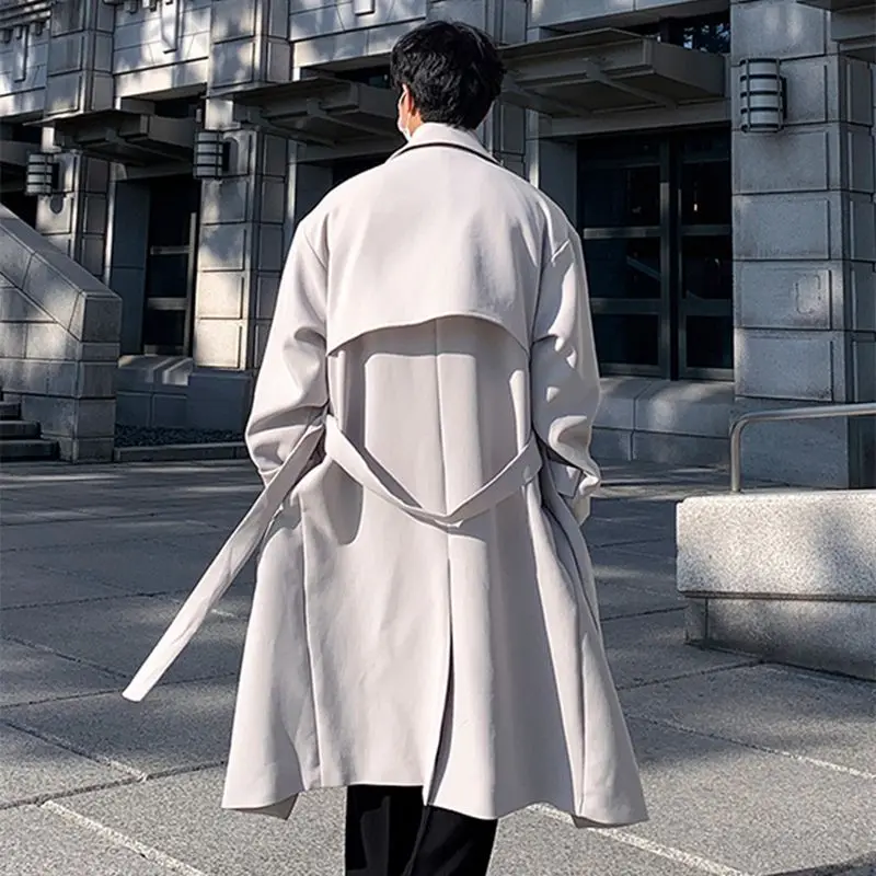 Trench Hombre Coat Mens Knitted Relaxed Office English Gentleman's Warm Autumn Grey Shoulder Design Unique Texture Middle-Aged
Trench Hombre Coat Mens Knitted Relaxed Office English Gentleman's Warm Autumn Grey Shoulder Design Unique Texture Middle-Aged