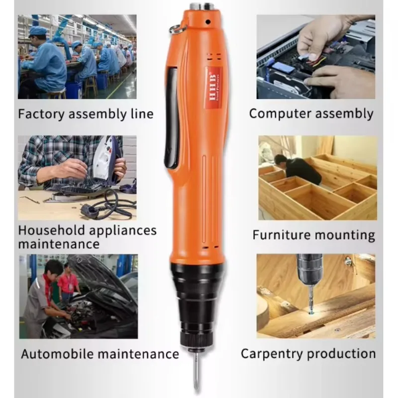 Industrial-grade Electric Automatic Screwdriver with Brushless Motor AC100-240V 2-12kgf.cm Torque 700-1000rpm M2.0-M3.0 Screws
Industrial-grade Electric Automatic Screwdriver with Brushless Motor AC100-240V 2-12kgf.cm Torque 700-1000rpm M2.0-M3.0 Screws