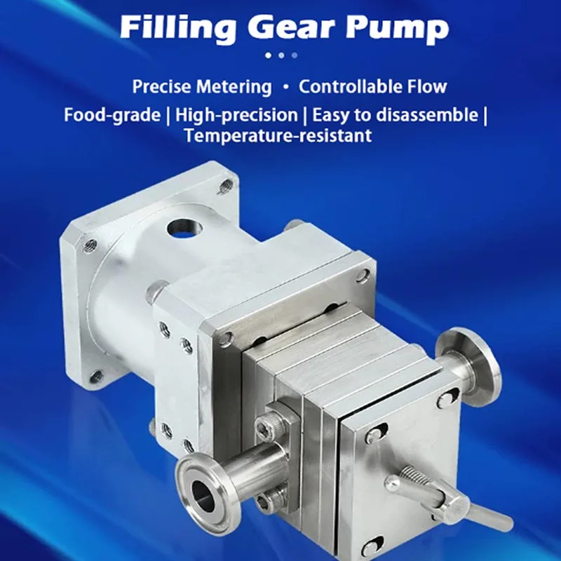 316 Stainless Steel Gear Large Flow Rotor Pump HT-006 Cosmetics Ketchup Filling Self-Priming Quantitative Measurement Magnetism
316 Stainless Steel Gear Large Flow Rotor Pump HT-006 Cosmetics Ketchup Filling Self-Priming Quantitative Measurement Magnetism